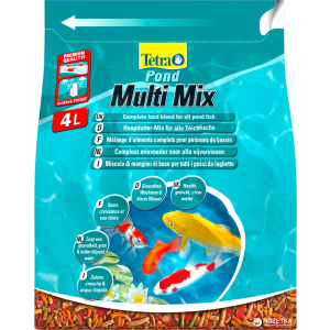 Корм Tetra Pond Multi Mix для прудовых рыб пищевая смесь 4 л (4004218170285) лучшая модель в Черновцах