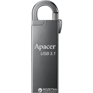 Apacer AH15A 128GB USB 3.1 Ashy (AP128GAH15AA-1) лучшая модель в Черновцах