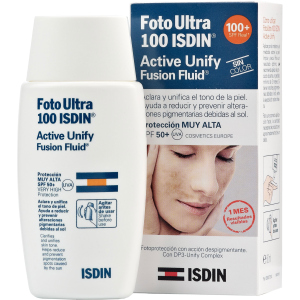 Флюїд Isdin Foto Ultra Active Unify/Fusion Fluid Sin Color SPF 50+ 50 мл (8470001710529) ТОП в Чернівцях