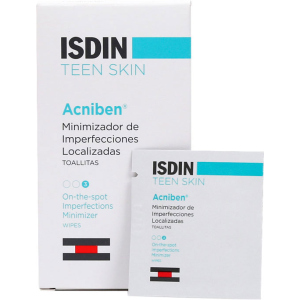 Вологі серветки Isdin Teen Skin Acniben 30 шт (8470001509833) ТОП в Чернівцях