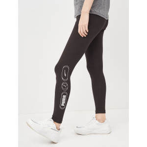 Спортивные леггинсы Puma Rebel High 7 8 Leggings 58583651 L Black-Untamed (4063697323773) лучшая модель в Черновцах