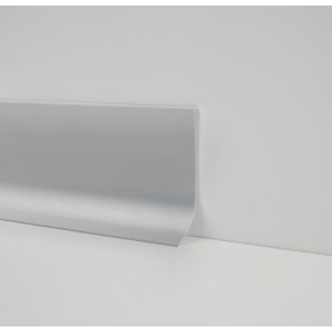 хороша модель Алюмінієвий плінтус Profilpas Metal line 91 висота 80 мм анодоване срібло (Metal Line 91)