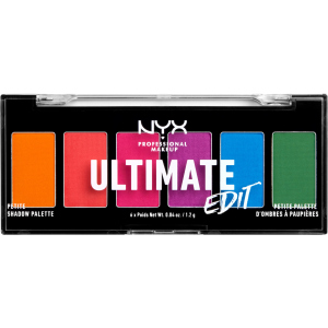 Тени для век NYX Professional Makeup Ultimate Edit Pet Shdw Pal 02 Bright 6 Х 1.2 г (800897182588) лучшая модель в Черновцах