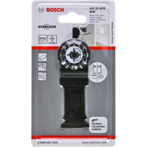Пильное полотно Bosch Starlock BIM 32x50 мм Wood and Metal AIZ 32 APB (2608661644)