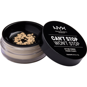 Фінішна пудра NYX Professional Makeup Can`t Stop Won`t Stop Setting Powder 02 Light-Medium 6 г (800897183707)