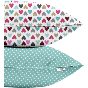 хороша модель Набір наволочок Cosas Set Pillow Love Dots Mint 50х70 2 шт (4822052023471)