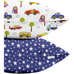 Набір наволочок Cosas Бязь Set Pillow Cars Starfall 40х60 см 2 шт Blue (4822052024942)